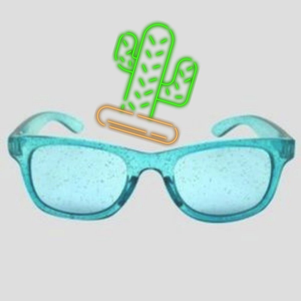 4/$20 |CAT & JACK| Blue Glitter Sunglasses NWT